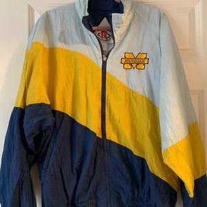 Vintage University of Michigan Windbreaker